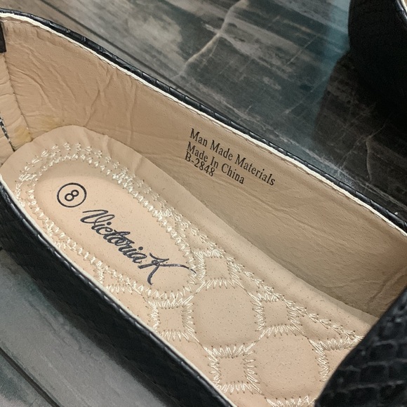 Victoria K Slip-On Loafer Buckle Flats - Picture 2 of 4